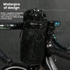 Bicycle Water Bottle Bag Large Capacity Insulated Cycling Pack Waterproof Outdoor Tool Pouch Mountain Bike Cup Holder