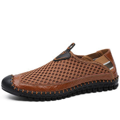 Novuxy® Large Size Men Hand Stitching Mesh Water Shoes Outdoor Slip Resistant Sneakers
