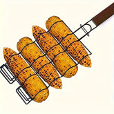 Metal BBQ Corn & Multi-Use Grilling Basket