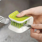 U-Shaped Double-Sided Brush for Cutlery & Tools