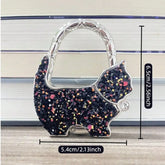 Novuxy® Fat Cat Foldable Handbag Hook Storage Organizer Christmas Gift Bag Hanger