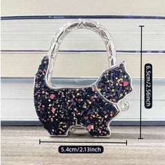 Novuxy® Fat Cat Foldable Handbag Hook Storage Organizer Christmas Gift Bag Hanger