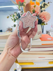 Novuxy® Five-pointed Star Folding Handbag Hook Table Holder Alloy Bag Accessory