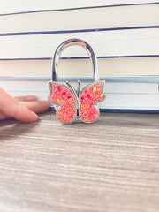 Novuxy® Butterfly Shaped Bag Hook for Table Side Storage Table Desktop Hanging Bag Hanger Bag Hook Gift Handicraft