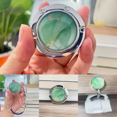 Novuxy® Marble Flow Color Christmas Gift Foldable Handbag Hook Bag Hanger