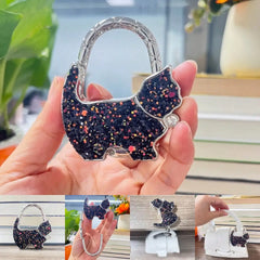 Novuxy® Fat Cat Foldable Handbag Hook Storage Organizer Christmas Gift Bag Hanger