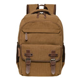 Vintage Canvas Backpack Large Capacity Multi-Functional Durable Outdoor Rucksack