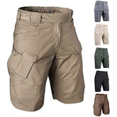 Men's Twill Tactical Shorts Casual Work Sports Overalls Cargo Shorts With Multi-Pockets