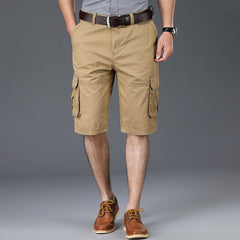 Men's Thin Multi-Pocket Shorts Loose Plus Size US 29-42 Casual Multi-Pocket Workwear Pants