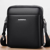 Men's Outdoor Durable Simple Messenger Bag Waterproof Leather Bag