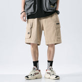 Men's Loose Thin Cotton Sports Five-point Pants Summer Workwear Shorts