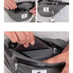 Portable Fanny Bag Unisex Foldable Waist Pack Lightweight for Outdoors Sports