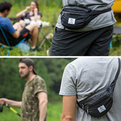Portable Fanny Bag Unisex Foldable Waist Pack Lightweight for Outdoors Sports