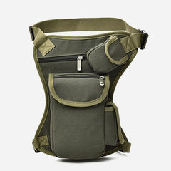 Anti-fall Riding Leg Bag Outdoor Multi-functional Tactical Casual Canvas Mountaineering Waist Hanging Sports Bag