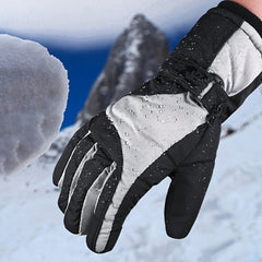 Waterproof Warm Ski Gloves, Suitable For Winter Cycling, Skiing, E-Bike Riding, Thick Outdoor Gloves, Winter Gloves