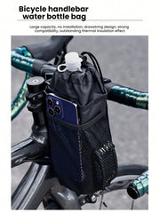 Bicycle Water Bottle Bag Large Capacity Insulated Cycling Pack Waterproof Outdoor Tool Pouch Mountain Bike Cup Holder