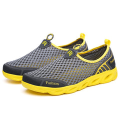Large Mens Honeycomb Mesh Quick Drying Upstream Water Shoes Leisure Beach Shoes