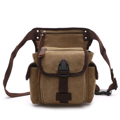 Men Women Casual Canvas Outdoor Sports Waist Bag Camera Bags