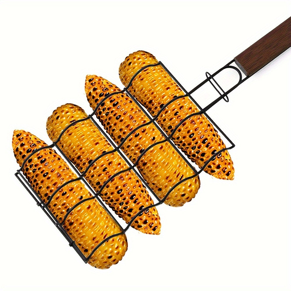 Metal BBQ Corn & Multi-Use Grilling Basket