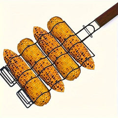 Metal BBQ Corn & Multi-Use Grilling Basket