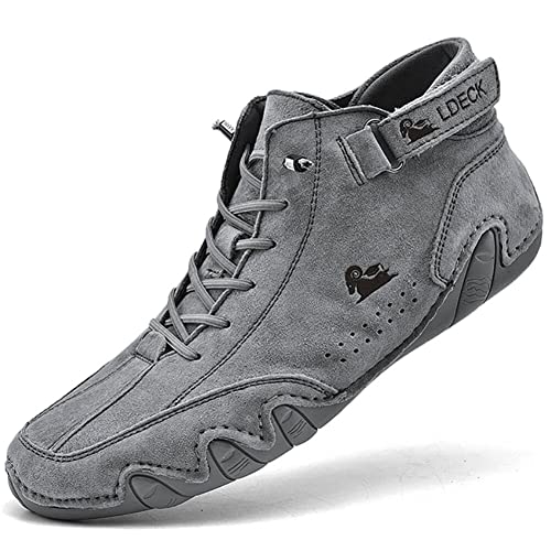 Men Velcro suede high boots Beck shoes