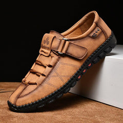 Mens Men Handmade Casual Fashion Sneakers Genuine Leather Loafers Moccasins Breathable Slip On Shoes