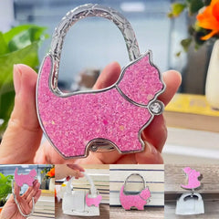 Novuxy® Fat Cat Foldable Handbag Hook Storage Organizer Christmas Gift Bag Hanger