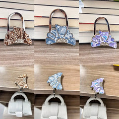 Novuxy® Foldable Lotus Flower Handbag Hook, Large Floral Hanging Bag Hanger, Gift, Hardware Crafts