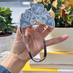Novuxy® Foldable Lotus Flower Handbag Hook, Large Floral Hanging Bag Hanger, Gift, Hardware Crafts