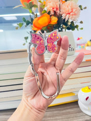 Novuxy® Butterfly Shaped Bag Hook for Table Side Storage Table Desktop Hanging Bag Hanger Bag Hook Gift Handicraft