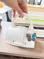 Novuxy® Butterfly Shaped Bag Holder Hook, Table Edge/Desk Top Organizer, Purse/Handbag Hanger, Gift Item
