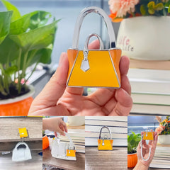 Novuxy® Zinc Alloy Classic Briefcase Desktop Organizer Handbag Hook Bag Hanger Craft Gift