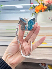 Novuxy® Butterfly Shaped Bag Holder Hook, Table Edge/Desk Top Organizer, Purse/Handbag Hanger, Gift Item