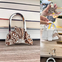 Novuxy® Foldable Lotus Flower Handbag Hook, Large Floral Hanging Bag Hanger, Gift, Hardware Crafts