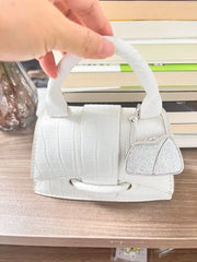 Novuxy® Bowknot Bag Hanger, Desk Side Organizer, Table Top Purse Hook, Decorative Accessories, Gift