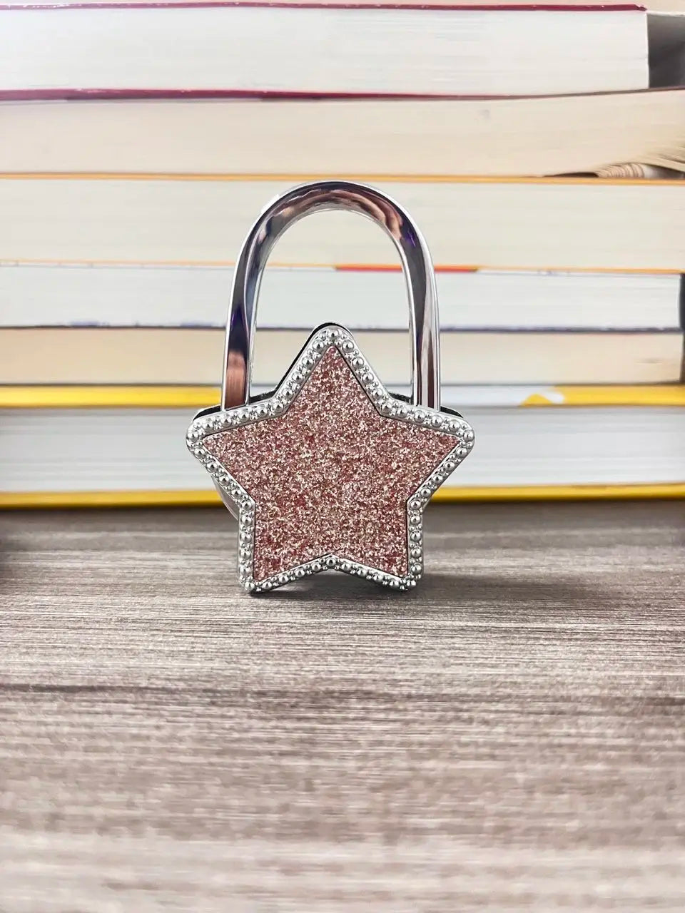 Novuxy® Five-pointed Star Folding Handbag Hook Table Holder Alloy Bag Accessory