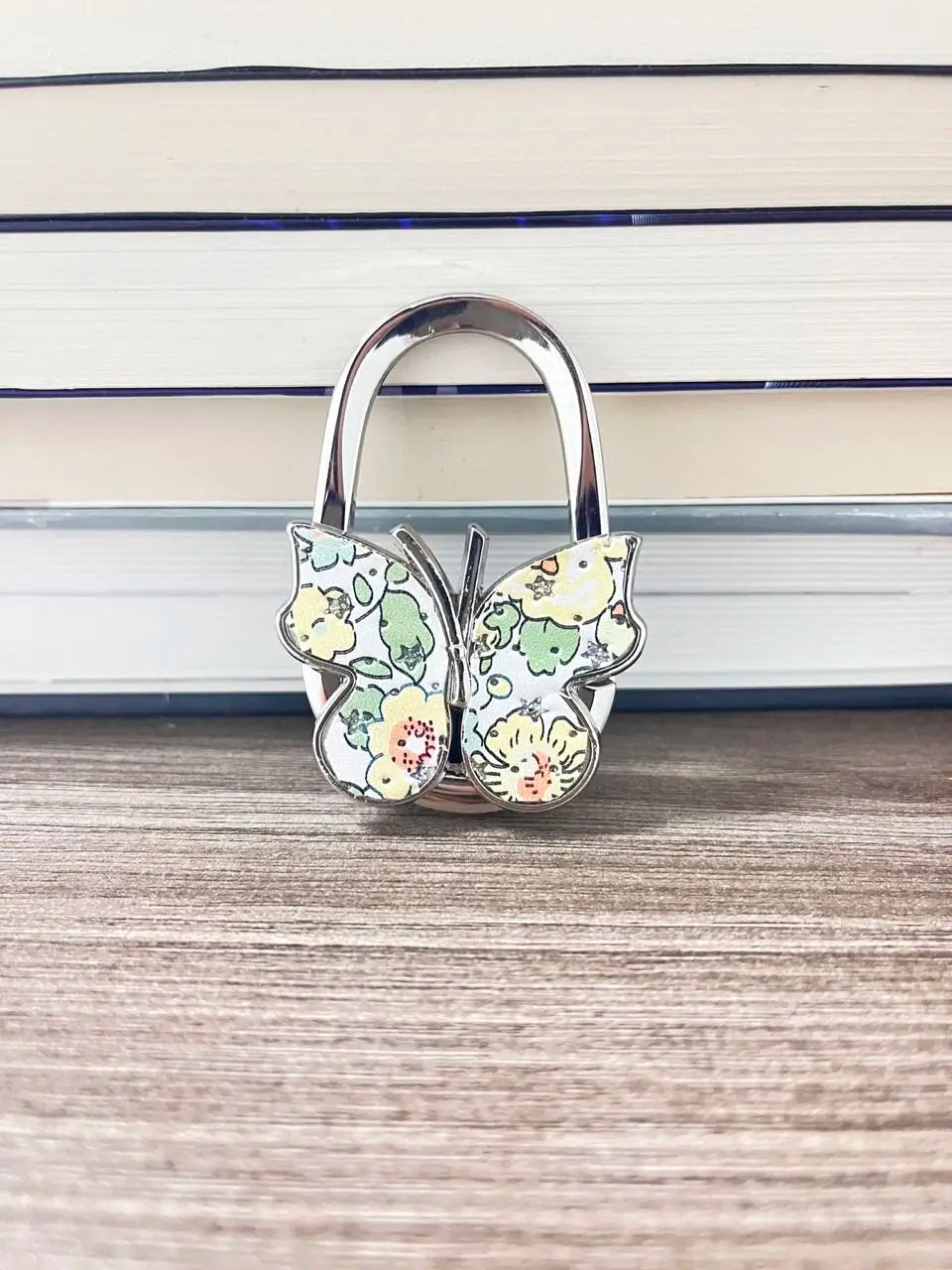 Novuxy® Butterfly Shaped Bag Handbag Hook for Table Side Storage Table Desktop Hanging Bag Hanger Bag Hook Gift Handicraft