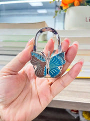 Novuxy® Butterfly Shaped Bag Holder Hook, Table Edge/Desk Top Organizer, Purse/Handbag Hanger, Gift Item