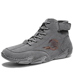 Winter Men's Boots Suede With Fur Ankle Boots
