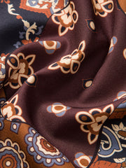 Paisley Patchwork Print Button Up Shirt