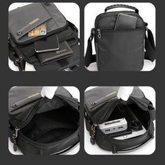 Often Casual Shoulder Bag Travel Bag Men's Messenger Bag Commuting Waterproof Nylon Bag