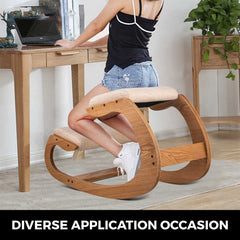 Ergonomic Kneeling Chair Better Posture Kneeling Stool Office Chair Desk Computer Kneeling Stool Chair